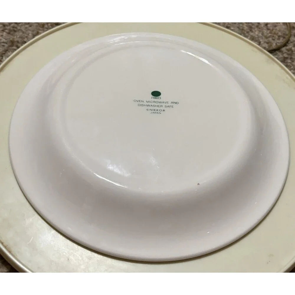 Nikko Japan Cookies for Santa Christmas Plate 8.5” Tree Teddy Bear Holiday
